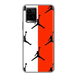 Чехлы для Vivo Y33s - с картинкой JORDAN (AlphaPrint) (Лого Джордан)