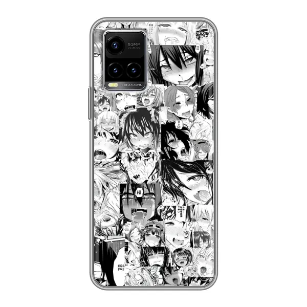 Чохол з принтом «Ahegao manga» для Vivo Y33s Чохол з принтом «Ahegao manga» для Vivo Y33s