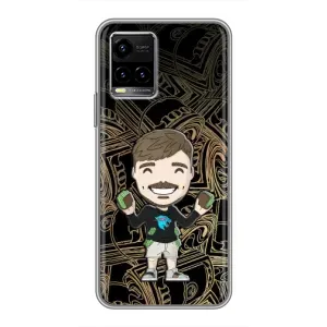 Чехол с принтом «Mister Beast» для Vivo Y33s