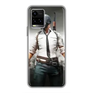 Чехол PUBG для Виво у33с (AlphaPrint) (Пабг мен)