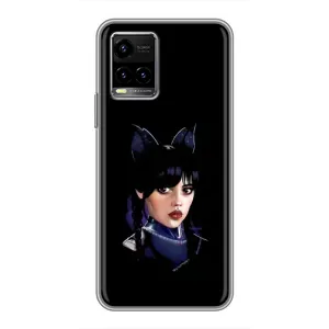 Чохли Венсдей на Vivo Y33s Уенсдей (AlphaPrint) (серйозна Венздей)