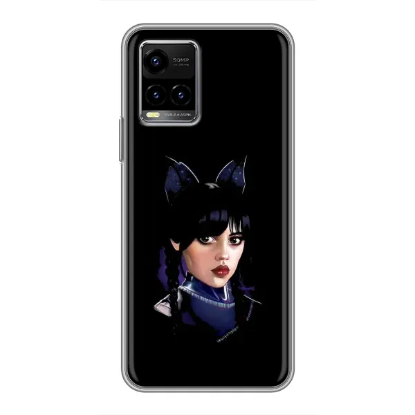 Чехол с принтом «серьезная Уэнздей» для Vivo Y33s Чехол с принтом «серьезная Уэнздей» для Vivo Y33s