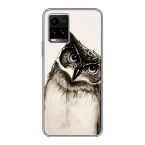 Чохол з пташками на Vivo Y33s (VPrint) (Сова)