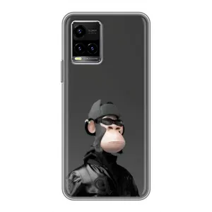 Чехлы с Обезьянами NFT для Vivo Y33s (AlphaPrint) (стильная обезьяна NFT)