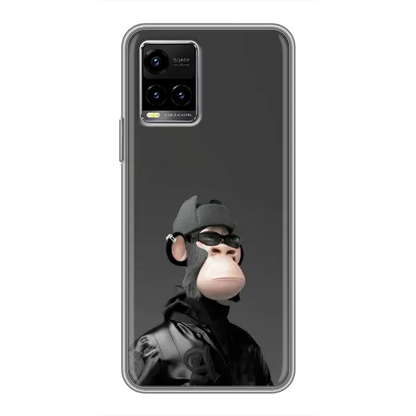 Чохол з принтом «стильна мавпа NFT» для Vivo Y33s Чохол з принтом «стильна мавпа NFT» для Vivo Y33s