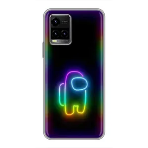 Чехол Амонг Ас для Vivo Y33s (AlphaPrint) (Яркий скин)