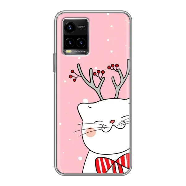 Чехол с принтом «Зимний кот» для Vivo Y33s Чехол с принтом «Зимний кот» для Vivo Y33s