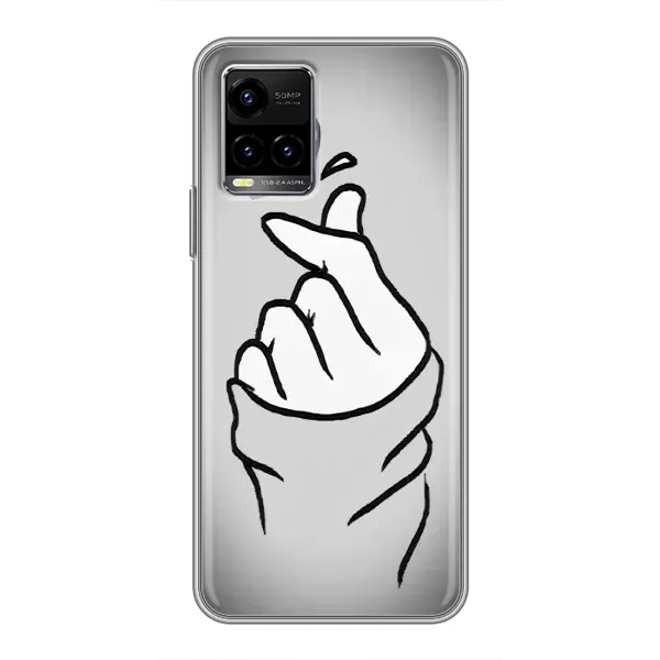 Чехол с принтом «Значок Love» для Vivo Y33s