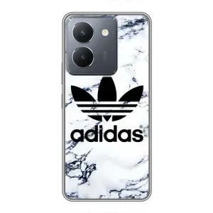 Чехлы Адидас для VIVO Y36 (AlphaPrint) (Адидас на мраморе)