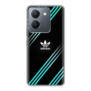 Чехлы Адидас для VIVO Y36 (AlphaPrint) (Адидас с полосами)