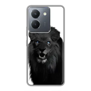 Чохли з картинкою животних VIVO Y36 (Чорний ЛЕВ)