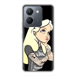 Чохол з друком для VIVO Y36 - (Мода) (AlphaPrint) (Дівчина в тату)