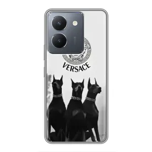 Чохли VERSACE для ВіВО Y36 (PREMIUMPrint) (Доберман Версаче)