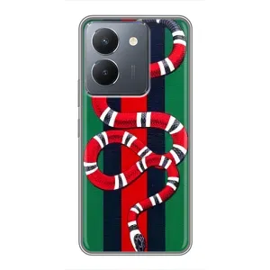 Чохли  GUCCI для ВіВО Y36 (AlphaPrint) (Gucci змія)