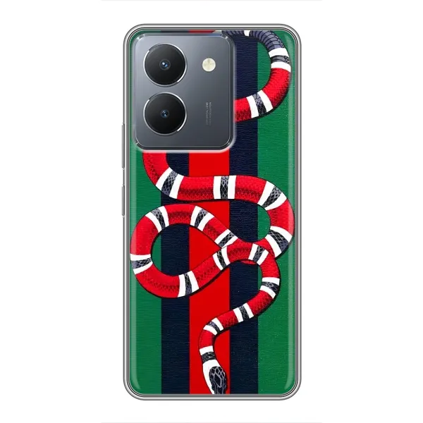 Чохол з принтом «Gucci змія» для Vivo Y36