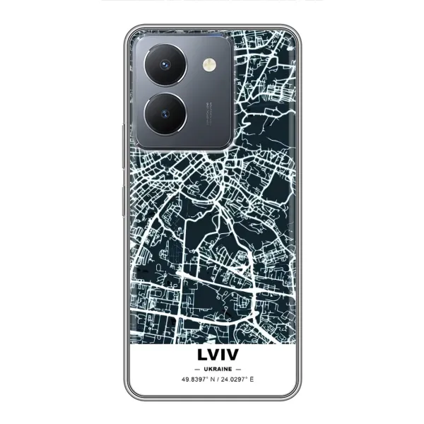 Чехол с принтом «Львов» для Vivo Y36