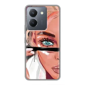 Чохол з друком для VIVO Y36 - (Мода) (AlphaPrint) (Макіяж)