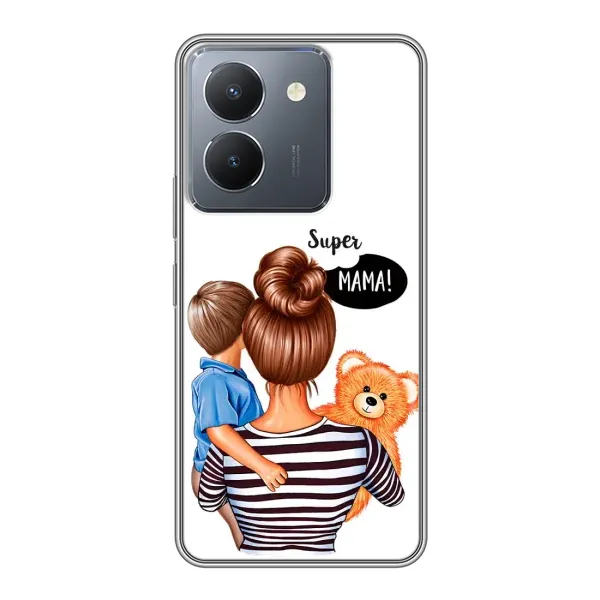 Чехол с принтом «Мама с сыном» для Vivo Y36