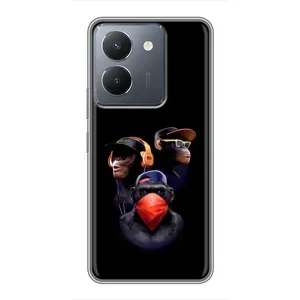 Чохол з Мавпами VIVO Y36 - (AlphaPrint) (Три мавпи)