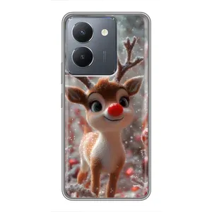Яскравий чохол для VIVO Y36 з Зимові Оленята