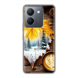 Чохол з унікальним дизайном 'Осінь з кавою' для VIVO Y36 (Осінньо-зимова кава)