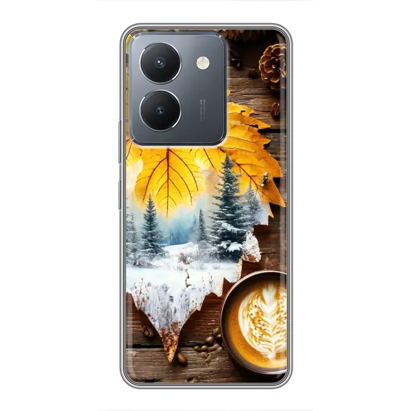 Чехол с принтом «Осенне-зимний кофе» для Vivo Y36 Чехол с принтом «Осенне-зимний кофе» для Vivo Y36
