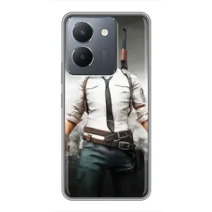Чехол PUBG для Виво У36 (AlphaPrint) (Пабг мен)