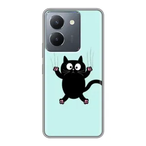 Чохол з принтом для VIVO Y36 (AlphaPrint) Модні коти (Падаючий кіт)