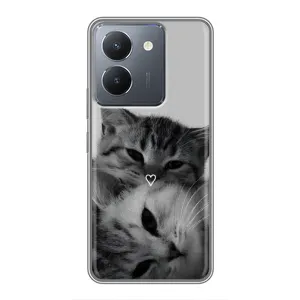 Чохол з малюнком кіт на VIVO Y36 (Пара котів)