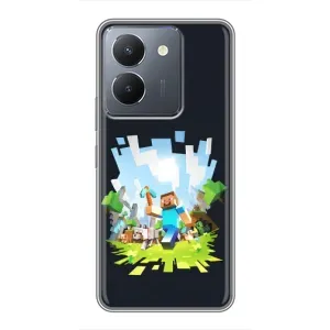 Чохол Майнкрафт на VIVO Y36 (AlphaPrint) Minecraft (персонажі Minecraft)