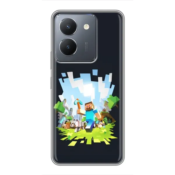 Чехол с принтом «персонажи Minecraft» для Vivo Y36 Чехол с принтом «персонажи Minecraft» для Vivo Y36