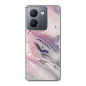 Мраморний чехол на VIVO Y36 (VPrint) (Пурпурний Мрамор)