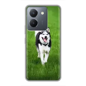 Чохол з Хаскі VIVO Y36 - (AlphaPrint) (Радісний Хаскі)
