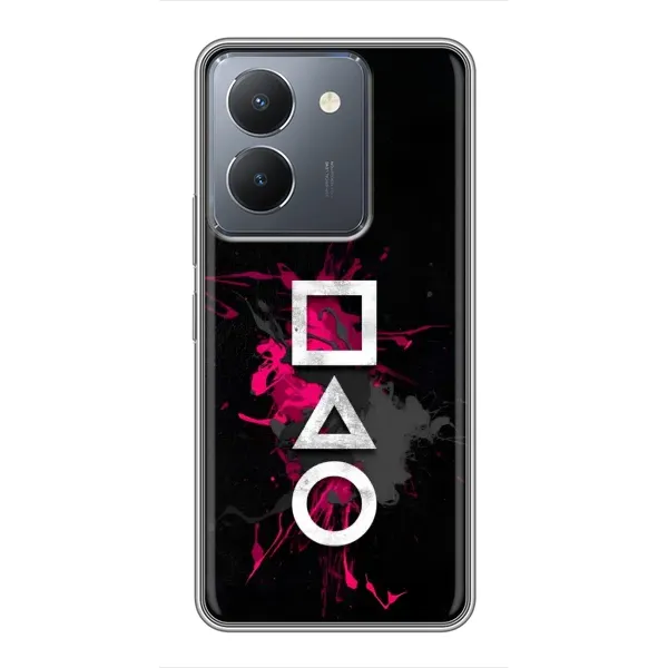 Чохол з принтом «Символи Гра кальмара» для Vivo Y36 Чохол з принтом «Символи Гра кальмара» для Vivo Y36