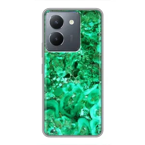 Мраморний чехол на VIVO Y36 (VPrint) (Салатовий Мрамор)