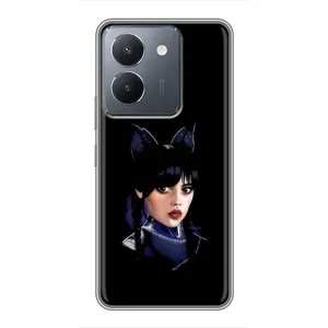 Чохли Венсдей на VIVO Y36 Уенсдей (AlphaPrint) (серйозна Венздей)