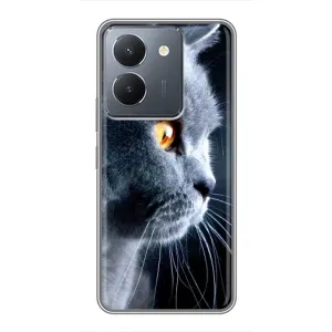 Чохли з Котиками для VIVO Y36 (VPrint) (Сірий Кіт)