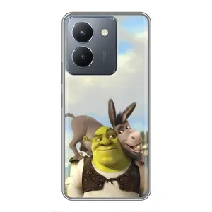 Чохол з мультфільмом Шрек на VIVO Y36 (Шрек та Осел)