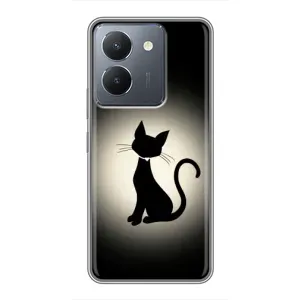 Чохол з принтом для VIVO Y36 (AlphaPrint) Модні коти (Силует котика)