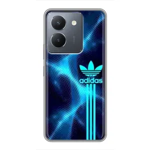 Чехлы Адидас для VIVO Y36 (AlphaPrint) (Синий Адидас)