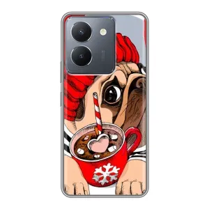 Чохли з собаками для VIVO Y36 (VPrint) (Песик в шапці)