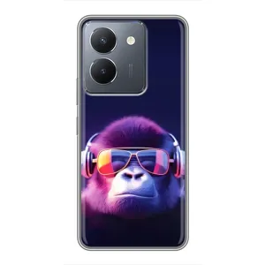 Чохол з Мавпами VIVO Y36 - (AlphaPrint) (Стильна мавпа)