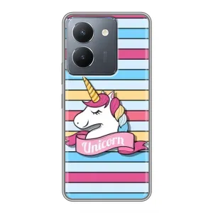 Чохол для ВіВО Y36 - (Єдинорожки - Новинки) (AlphaPrint) (Unicorn)