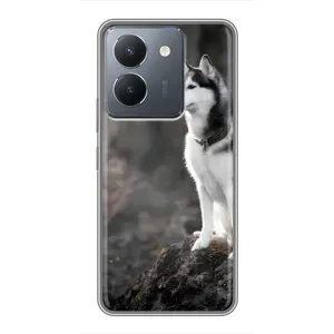 Чохол з Хаскі VIVO Y36 - (AlphaPrint) (Вірний собака)