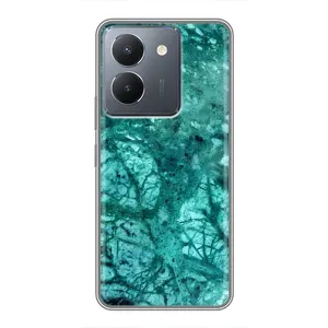 Мраморний чехол на VIVO Y36 (VPrint) (Зелений мрамор)