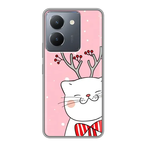 Чехол с принтом «Зимний кот» для Vivo Y36 Чехол с принтом «Зимний кот» для Vivo Y36