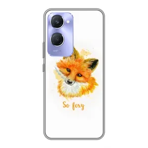 Чехлы с картинкой Лисички для Vivo Y36c (VPrint) (Девочка Лиса)
