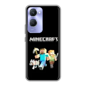 Чохол Майнкрафт на Vivo Y36c (AlphaPrint) Minecraft (герої Minecraft)