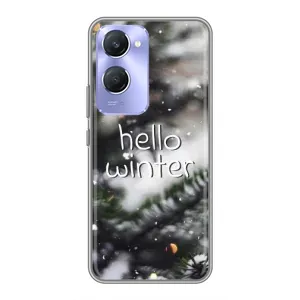 Новогодние, Праздничные Чехлы для Vivo Y36c - 2024 год (Hello winter)
