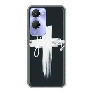 Чехол для Vivo Y36c (AlphaPrint) - (Христианские) (Иисус)